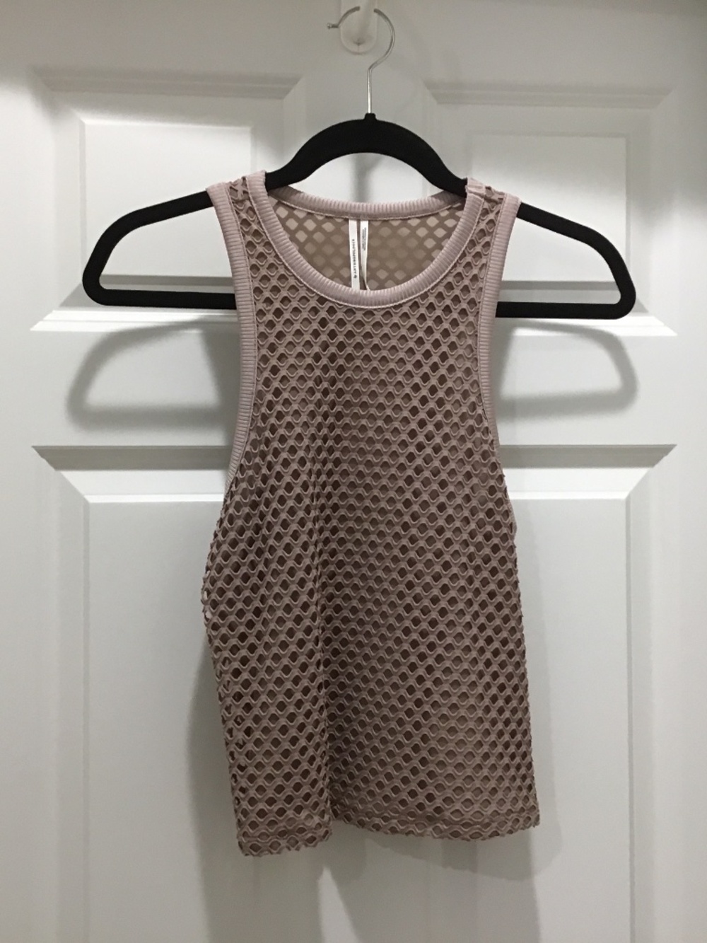 Anthropologie Mauve Mesh Tank